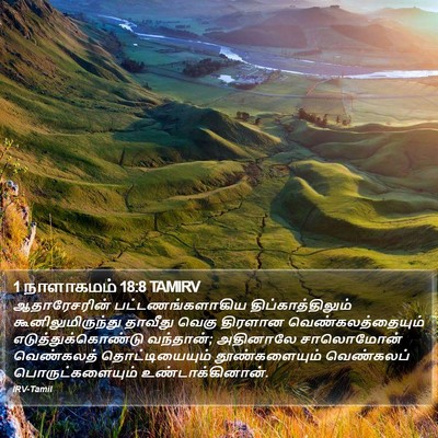 1 நாளாகமம் 18:8 TAMIRV Bible Verse Image