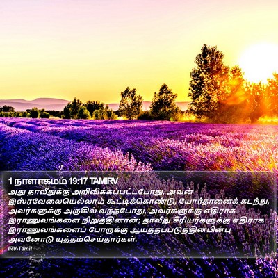 1 நாளாகமம் 19:17 TAMIRV Bible Verse Image