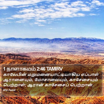 1 நாளாகமம் 2:46 TAMIRV Bible Verse Image