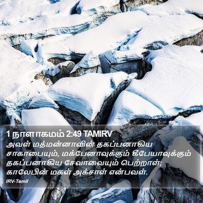 1 நாளாகமம் 2:49 TAMIRV Bible Verse Image