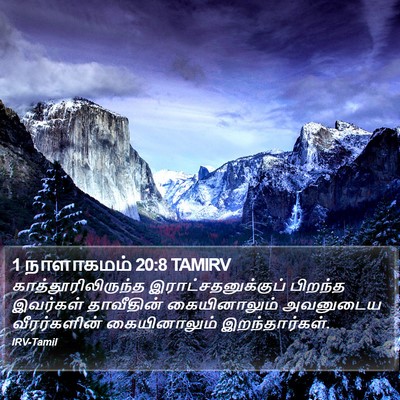 1 நாளாகமம் 20:8 TAMIRV Bible Verse Image