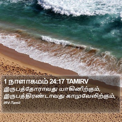 1 நாளாகமம் 24:17 TAMIRV Bible Verse Image