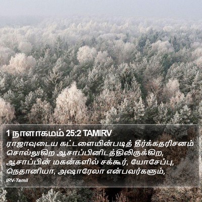 1 நாளாகமம் 25:2 TAMIRV Bible Verse Image