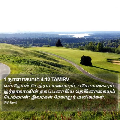 1 நாளாகமம் 4:12 TAMIRV Bible Verse Image