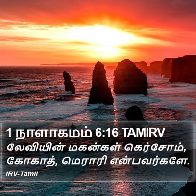1 நாளாகமம் 6:16 TAMIRV Bible Verse Image