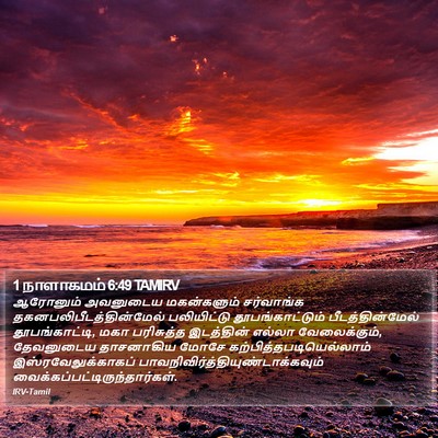 1 நாளாகமம் 6:49 TAMIRV Bible Verse Image