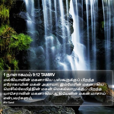 1 நாளாகமம் 9:12 TAMIRV Bible Verse Image