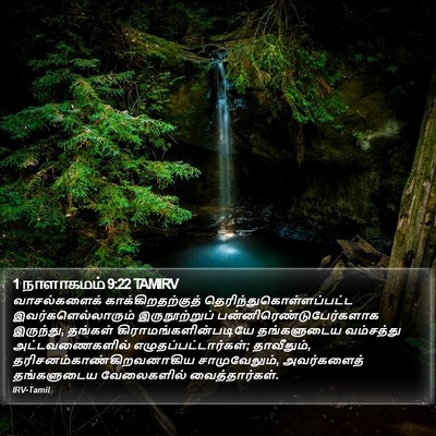 1 நாளாகமம் 9:22 TAMIRV Bible Verse Image