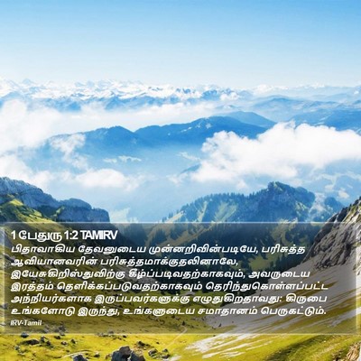 1 பேதுரு 1:2 TAMIRV Bible Verse Image