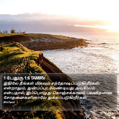 1 பேதுரு 1:6 TAMIRV Bible Verse Image