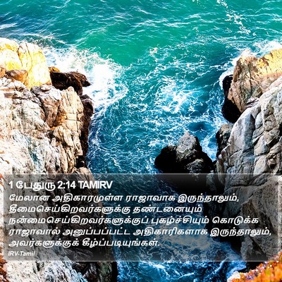 1 பேதுரு 2:14 TAMIRV Bible Verse Image