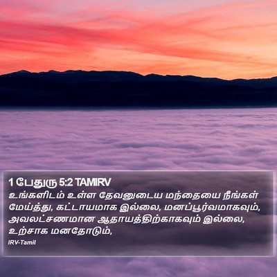 1 பேதுரு 5:2 TAMIRV Bible Verse Image