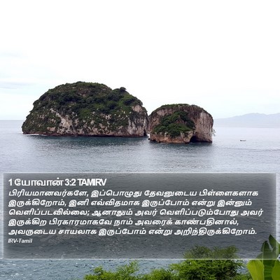 1 யோவான் 3:2 TAMIRV Bible Verse Image