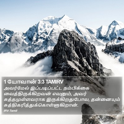 1 யோவான் 3:3 TAMIRV Bible Verse Image