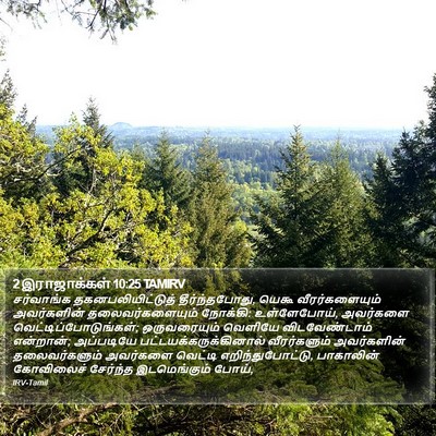 2 இராஜாக்கள் 10:25 TAMIRV Bible Verse Image