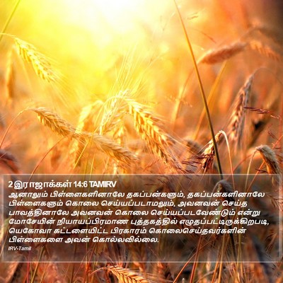 2 இராஜாக்கள் 14:6 TAMIRV Bible Verse Image