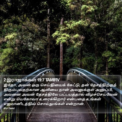 2 இராஜாக்கள் 19:7 TAMIRV Bible Verse Image