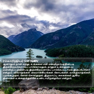 2 கொரிந்தியர் 12:20 TAMIRV Bible Verse Image