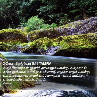 2 கொரிந்தியர் 5:15 TAMIRV Bible Verse Image