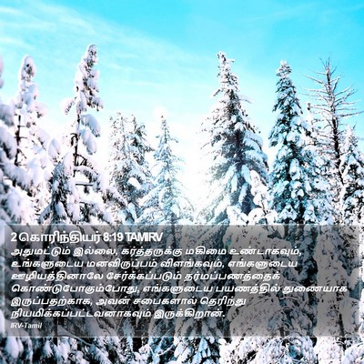 2 கொரிந்தியர் 8:19 TAMIRV Bible Verse Image