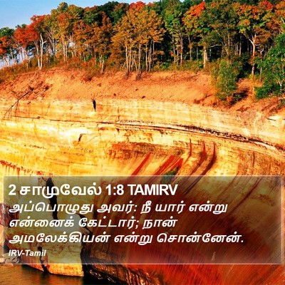 2 சாமுவேல் 1:8 TAMIRV Bible Verse Image