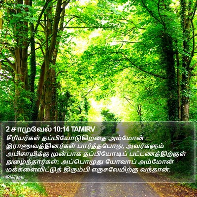 2 சாமுவேல் 10:14 TAMIRV Bible Verse Image