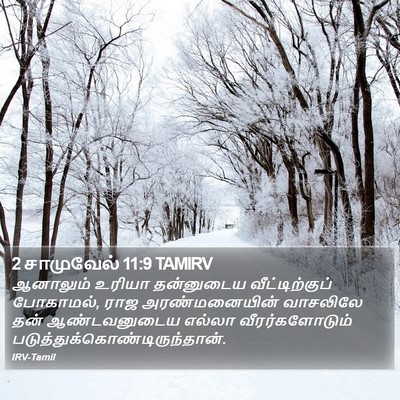 2 சாமுவேல் 11:9 TAMIRV Bible Verse Image