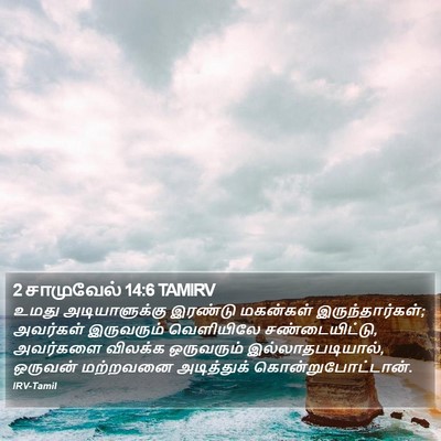 2 சாமுவேல் 14:6 TAMIRV Bible Verse Image