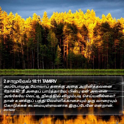 2 சாமுவேல் 18:11 TAMIRV Bible Verse Image