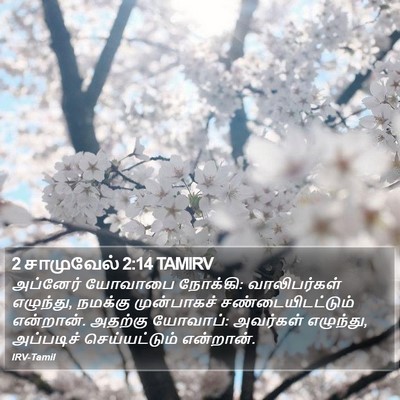 2 சாமுவேல் 2:14 TAMIRV Bible Verse Image