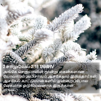 2 சாமுவேல் 2:18 TAMIRV Bible Verse Image
