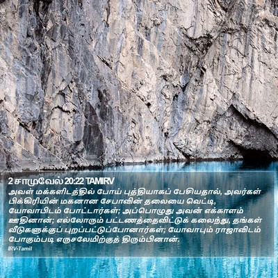 2 சாமுவேல் 20:22 TAMIRV Bible Verse Image