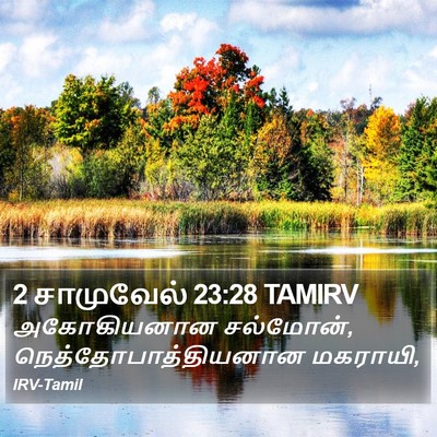 2 சாமுவேல் 23:28 TAMIRV Bible Verse Image