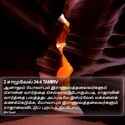 2 சாமுவேல் 24:4 TAMIRV Bible Verse Image