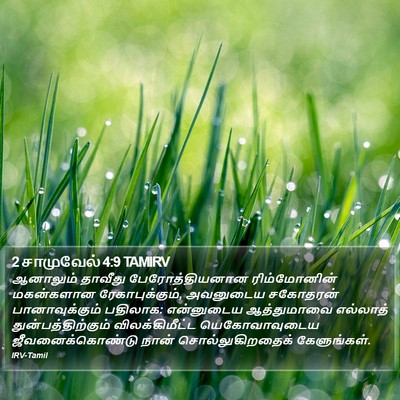 2 சாமுவேல் 4:9 TAMIRV Bible Verse Image