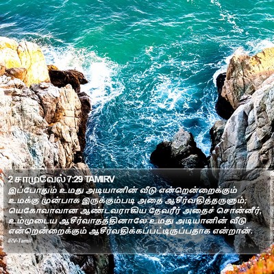 2 சாமுவேல் 7:29 TAMIRV Bible Verse Image