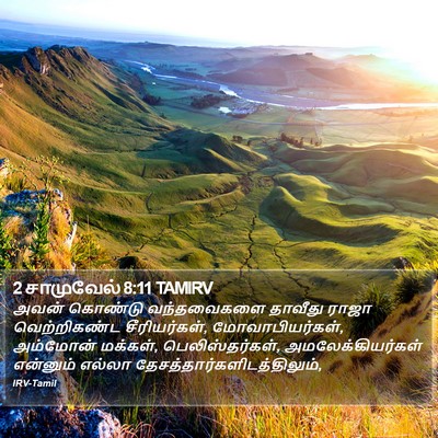 2 சாமுவேல் 8:11 TAMIRV Bible Verse Image