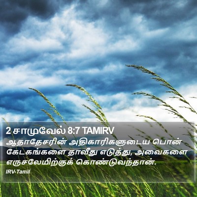 2 சாமுவேல் 8:7 TAMIRV Bible Verse Image