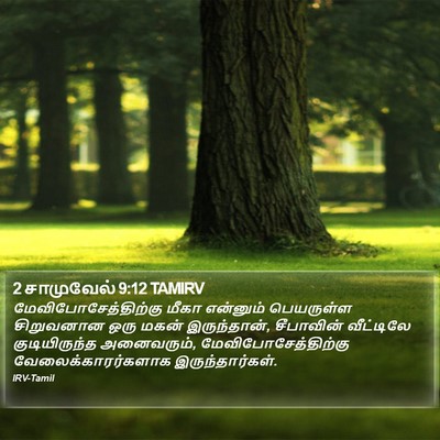 2 சாமுவேல் 9:12 TAMIRV Bible Verse Image