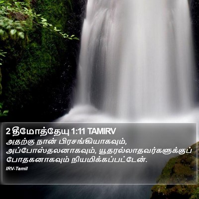 2 தீமோத்தேயு 1:11 TAMIRV Bible Verse Image