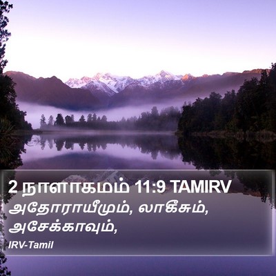 2 நாளாகமம் 11:9 TAMIRV Bible Verse Image