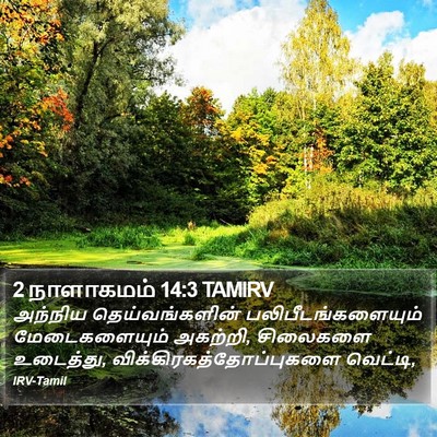 2 நாளாகமம் 14:3 TAMIRV Bible Verse Image