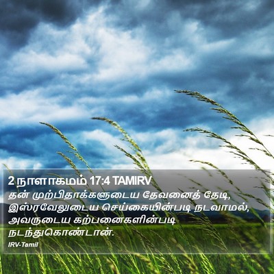2 நாளாகமம் 17:4 TAMIRV Bible Verse Image
