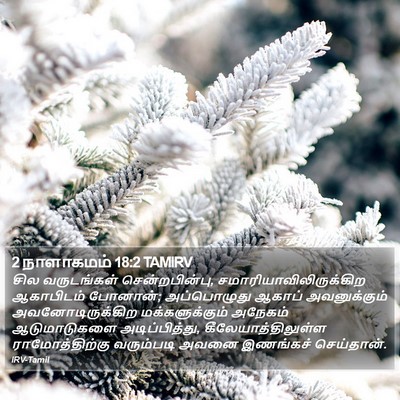 2 நாளாகமம் 18:2 TAMIRV Bible Verse Image