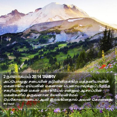 2 நாளாகமம் 20:14 TAMIRV Bible Verse Image