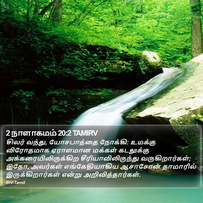 2 நாளாகமம் 20:2 TAMIRV Bible Verse Image