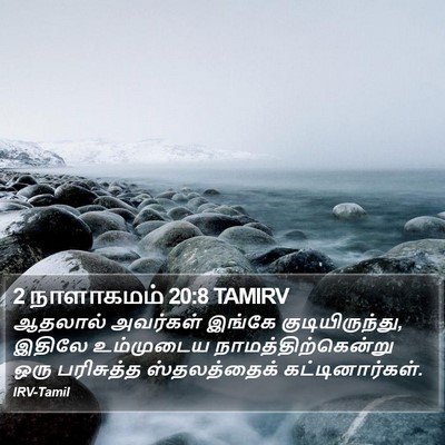 2 நாளாகமம் 20:8 TAMIRV Bible Verse Image