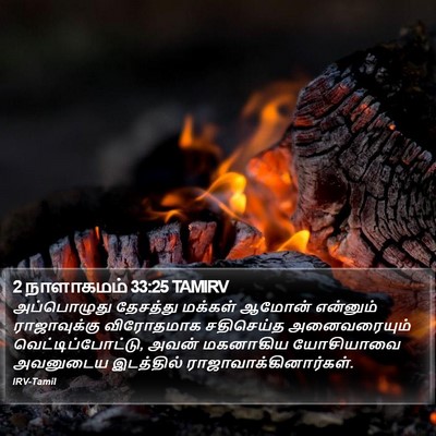 2 நாளாகமம் 33:25 TAMIRV Bible Verse Image
