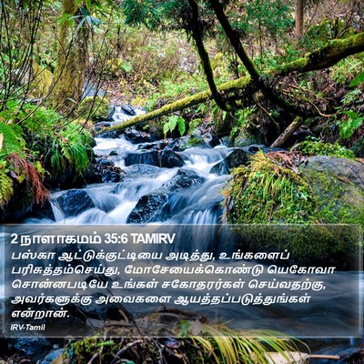 2 நாளாகமம் 35:6 TAMIRV Bible Verse Image