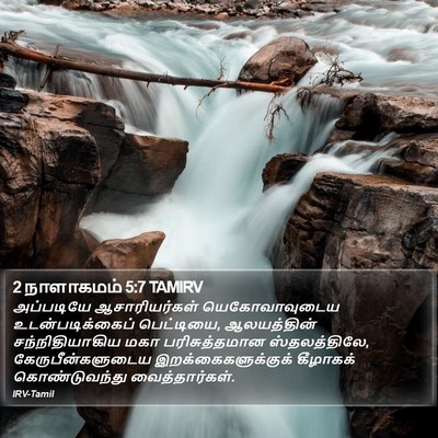 2 நாளாகமம் 5:7 TAMIRV Bible Verse Image